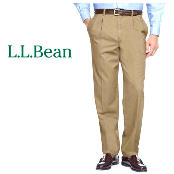 L.L. Bean Other - L.L. Bean Wrinkle-Free Chinos Men’s Sz 36 Like New!